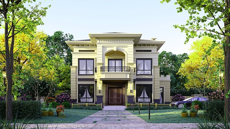 抚州中式合院住宅，开放庭院与邻里乡亲更亲近